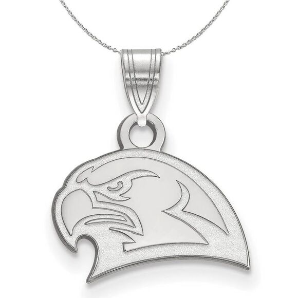 Sterling Silver Miami U Small Pendant Necklace - 24 Inch - Picture 1 of 8